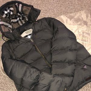 Olive Burberry coat